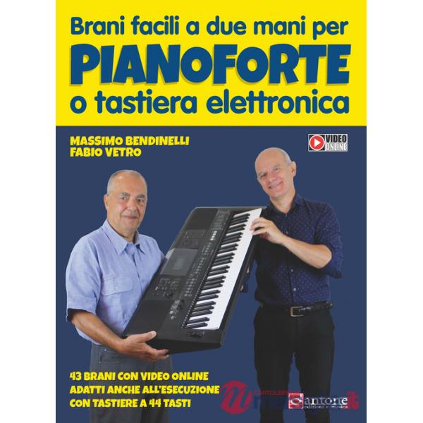 Brani facili a due mani per pianoforte o tastiera elettronica. Partitura. Con video online