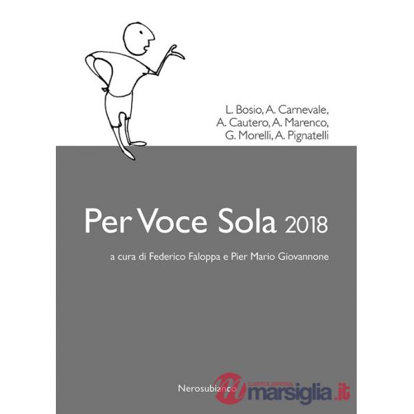 Per voce sola 2018