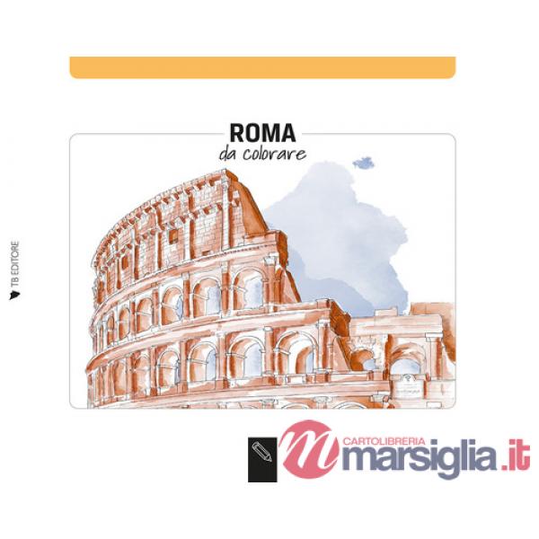 Roma da colorare-Rome coloring book. Ediz. bilingue