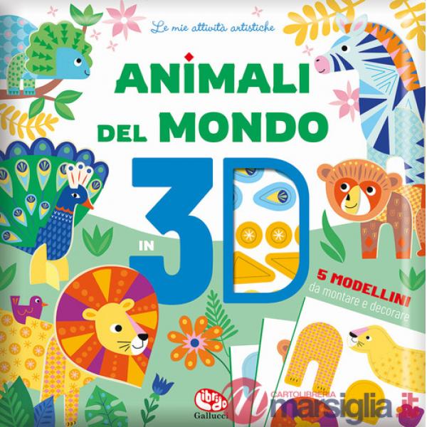 Animali del mondo 3D. Ediz. a colori