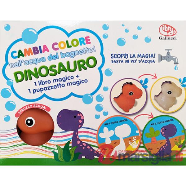 Cambia colore nell'acqua del bagnetto! Dinosauro. Ediz. a colori