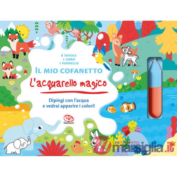Mio cofanetto. L'acquarello magico. Ediz. a colori. Ediz. a spirale. Con pennarello. Con 6 tavole (Il)
