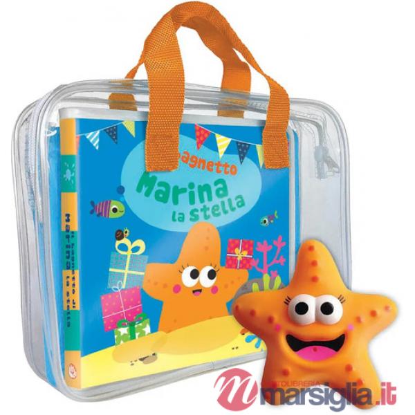 Il bagnetto di Marina la stella. Impermealibri. Ediz. a colori. Con pupazzetto (Il)