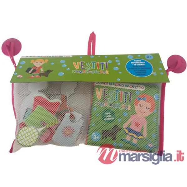 Mio magico bagnetto. Vestiti cambiacolore. Ediz. a colori. Con 18 Adesivi (Il)
