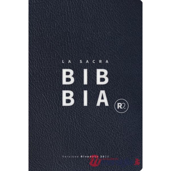 Bibbia R2. Versione riveduta 2020. Ediz. pelle blu scuro