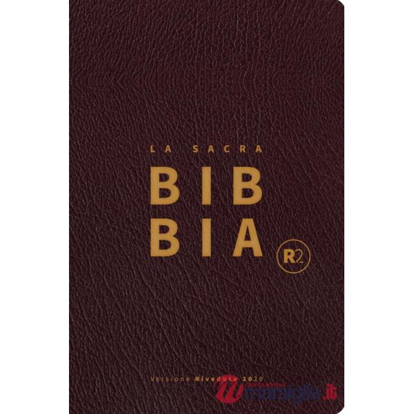 Bibbia R2. Versione riveduta 2020. Ediz. pelle bordeaux