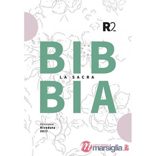 Bibbia R2. Versione riveduta 2020. Ediz. tascabile verde/rosa «fiori»