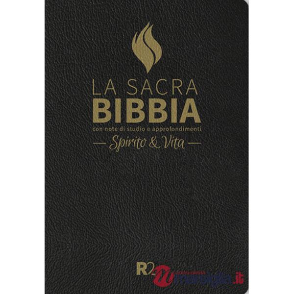 Bibbia R2. Spirito e vita. Ediz. pelle sintetica nera, taglio oro