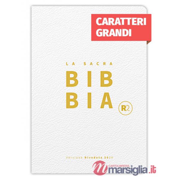 Bibbia R2. Versione riveduta 2020. Ediz. bianca, titolo e taglio oro