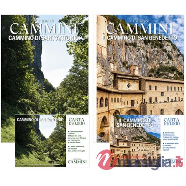 Cammino di Sant'Antonio-Il cammino di San Benedetto. Con Carta geografica (Il)