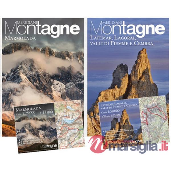 Marmolada- Latemar, Lagorai, Valli di Fiemme e Cembra. Con Carta geografica ripiegata
