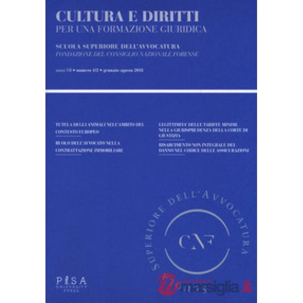 Cultura e diritti. Per una formazione giuridica (2018). Vol. 1-2