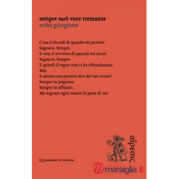 Sempre sarò voce tremante