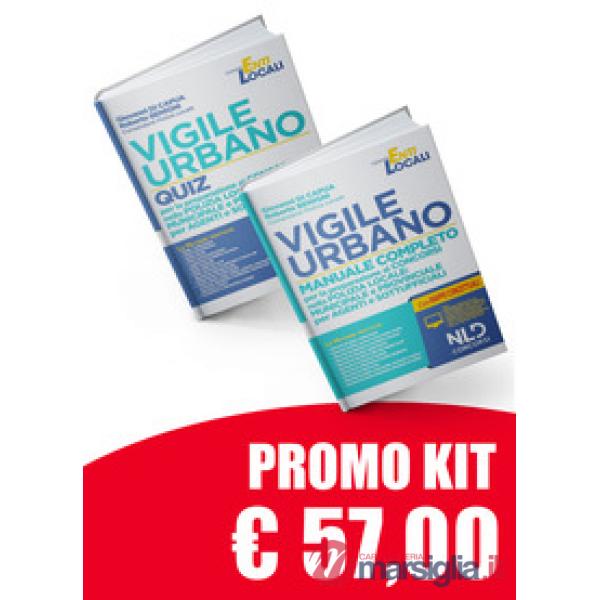 Vigile urbano per la preparazione ai concorsi nella polizia locale: municipale e provinciale per agenti e sottufficiali. Kit Man