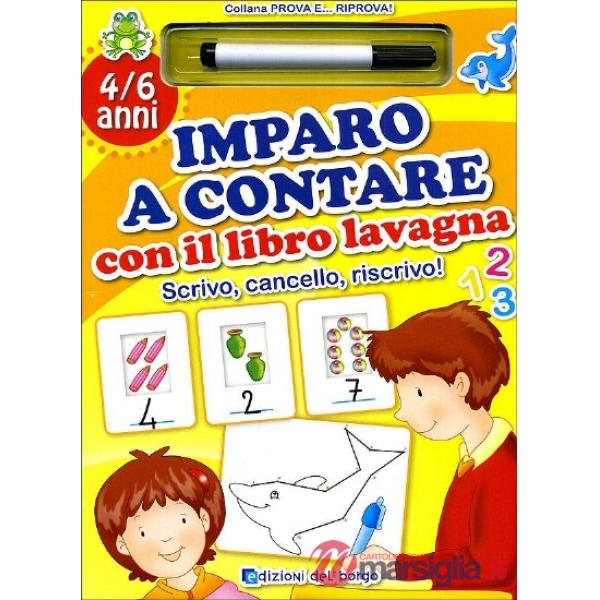 Imparo a contare con il libro lavagna. Con gadget