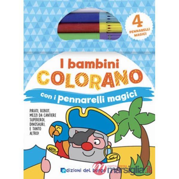 Bambini colorano con pennarelli magici. Colora con pennarelli magici. Ediz. illustrata. Con gadget (I)
