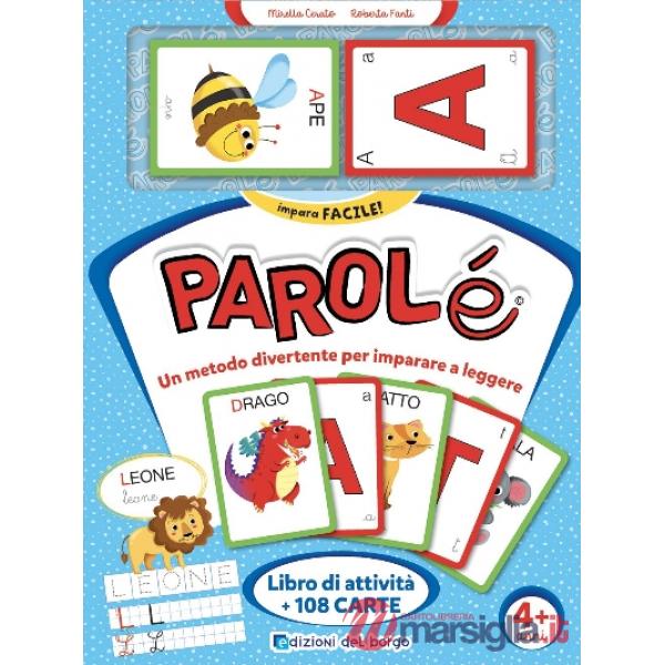 Parolé. Un metodo divertente per imparare a leggere. Ediz. a colori. Ediz. a spirale. Con 108 Carte