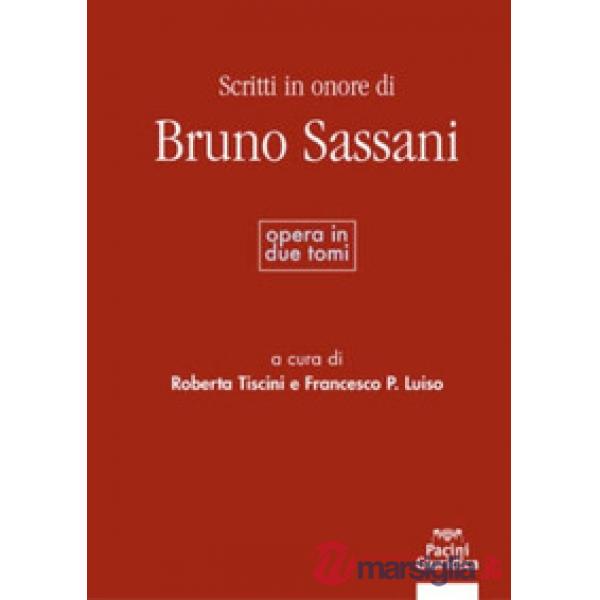 Scritti in onore di Bruno Sassani