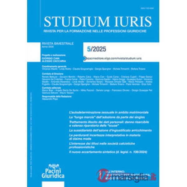 Studium iuris. Rivista per la formazione delle professioni giuridiche