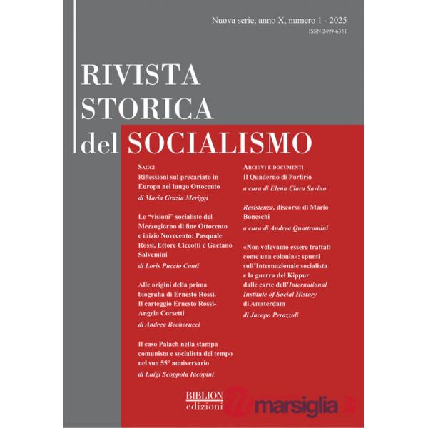 Rivista storica del socialismo (2025). Vol. 1