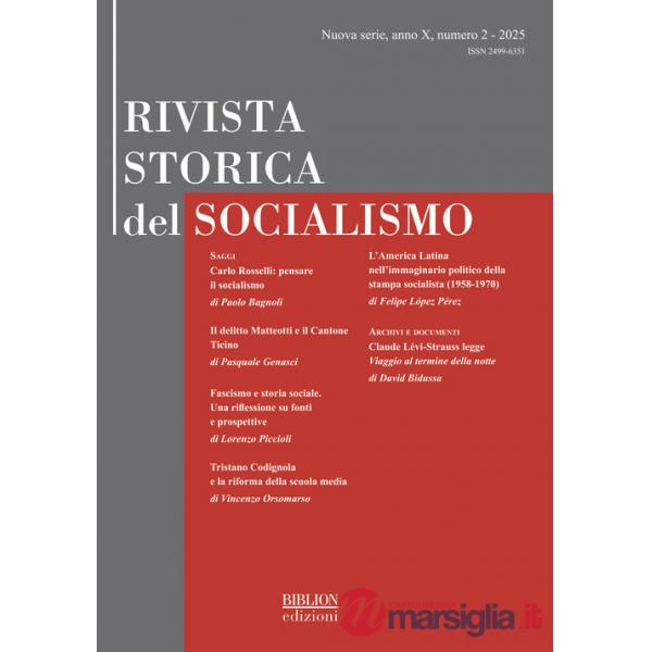 Rivista storica del socialismo (2025). Vol. 2