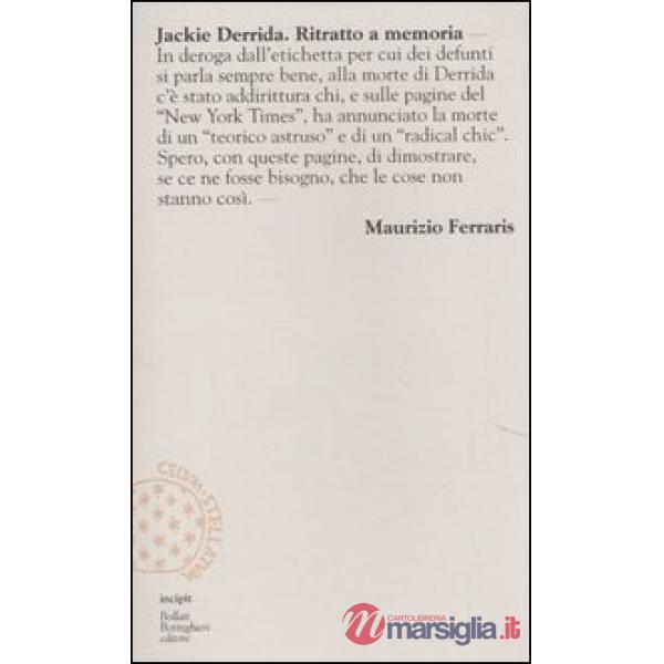 Jackie Derrida. Ritratto a memoria