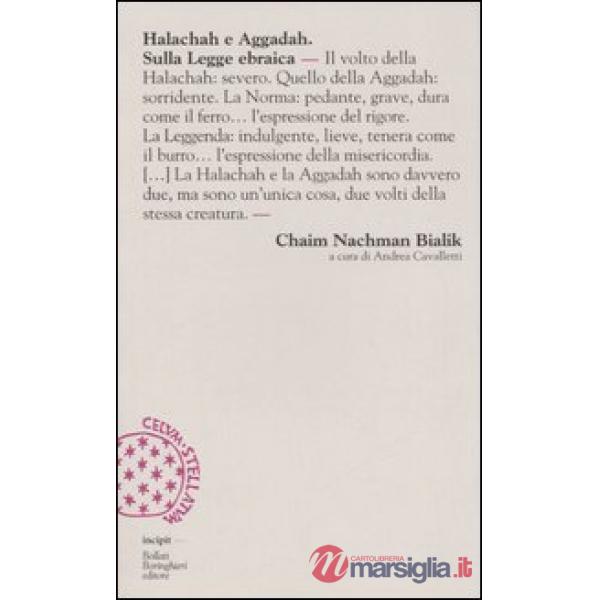 Halachah e Aggadah. Sulla legge ebraica
