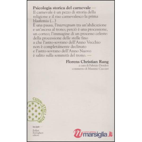 Psicologia storica del carnevale