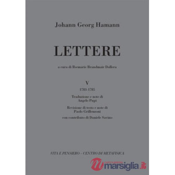 Lettere. Vol. 5: (1783-1785)