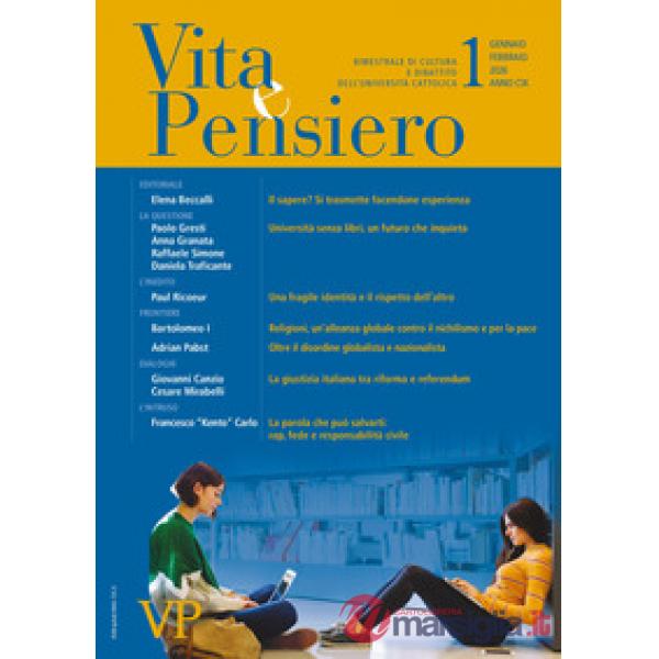 Vita e pensiero (2026). Vol. 1