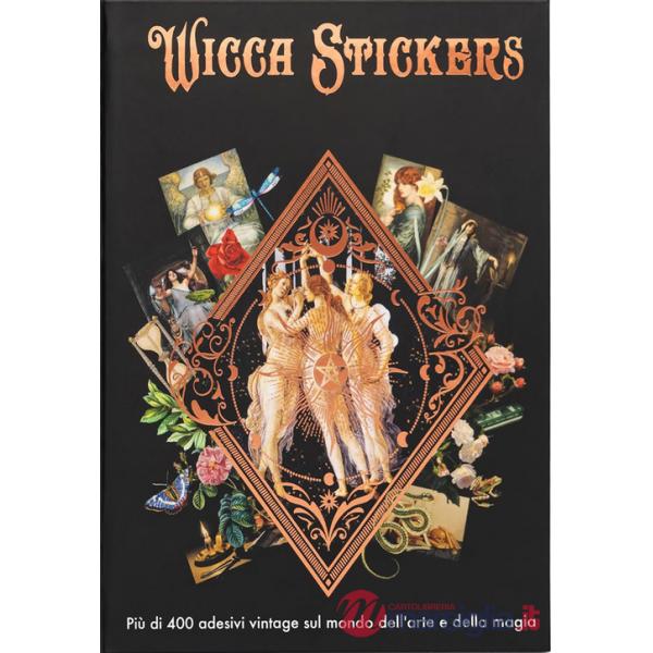 Wicca stickers. Più di 400 adesivi vintage sul mondo dell'arte e della magia. Ediz. a colori