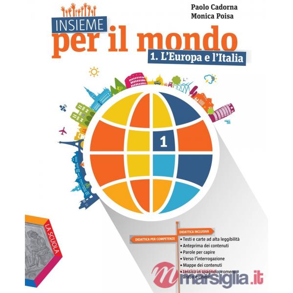 INSIEME MONDO 1 + ATLANTE + REGIONI D'ITALIA
