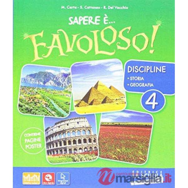 SAPERE E FAVOLOSO 4 STO - GEO + MATE - SCIENZE KIT