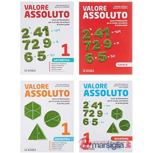 VALORE ASSOLUTO ARI 1 + TAVOLE + QUAD 1 + GEO 1 ED. AL.