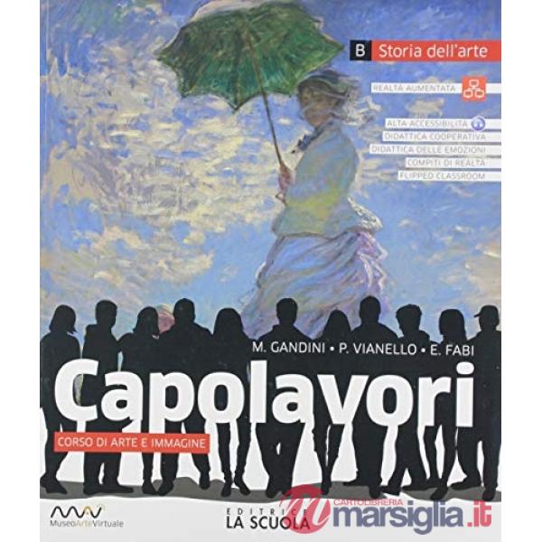 CAPOLAVORI A + B + CATALOGO CAPOLAVORI KIT ED. ALUNNI