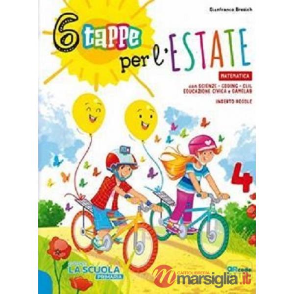 6 TAPPE PER L'ESTATE - MATEMATICA 4 + QUAD. LABORATORI 4 KIT