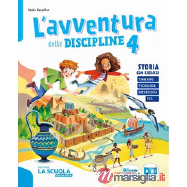 AVVENTURA DELLE DISCIPLINE - STORIA GEOGRAFIA 4 KIT (L')
