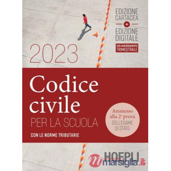 CODICE CIVILE PER LA SCUOLA 2023