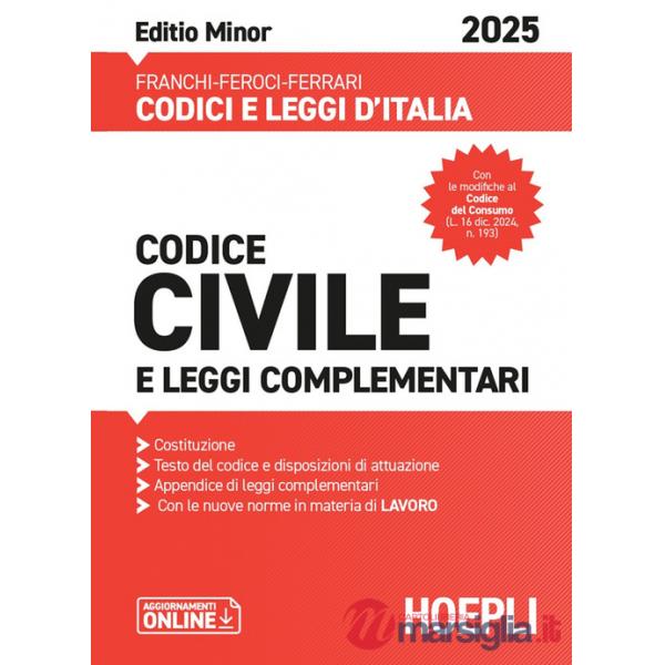 CODICE CIVILE EDITIO MINOR