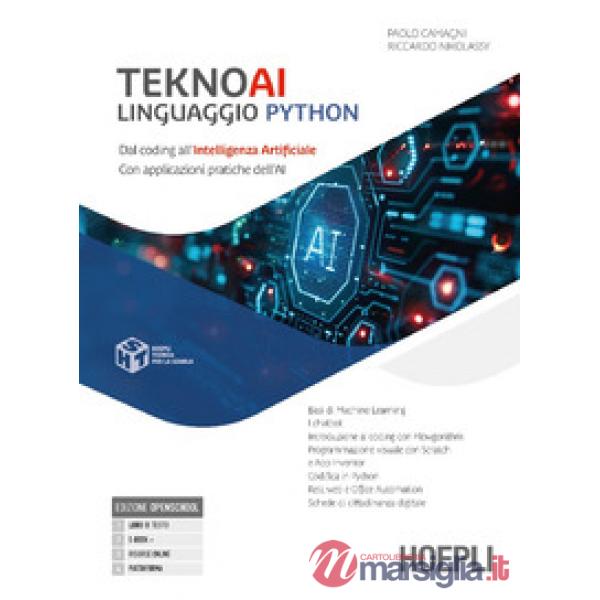 TEKNOAI - LINGUAGGIO PYTHON. DAL CODING ALL'INTELLIGENZA ARTIFICIALE