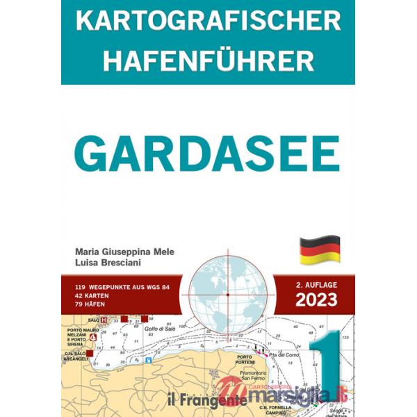 Gardasee kartografischer hafenführer P1. Auch online verfügbar