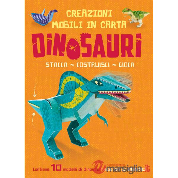 Dinosauri. Creazioni mobili di carta. Ediz. a colori. Con elastici