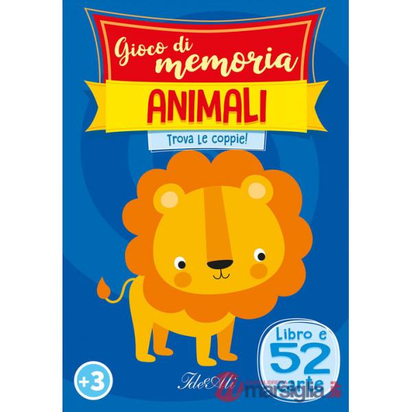 Animali. Gioco di memoria. Trova le coppie! Ediz. a colori. Con 52 carte di memoria
