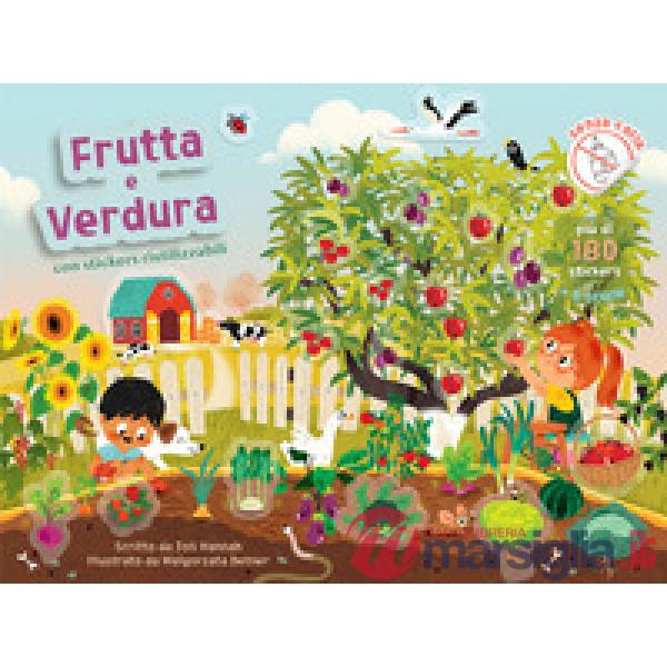 Frutta e verdura. Con adesivi. Ediz. a colori
