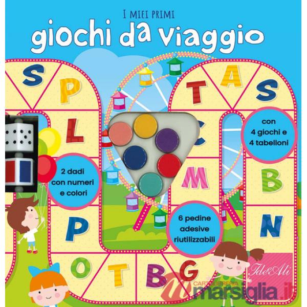 Miei primi giochi da viaggio. Con 2 dadi. Con 4 giochi. Con 6 pedine adesive. Con 4 tabelloni (I)