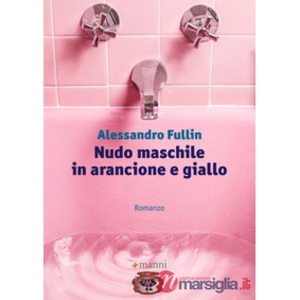 Nudo maschile in arancione e giallo