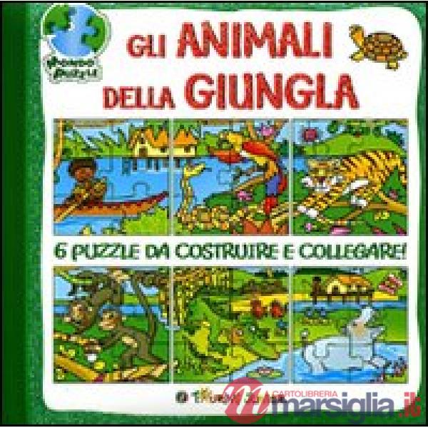 Animali della giungla. Libro puzzle. Ediz. illustrata (Gli)