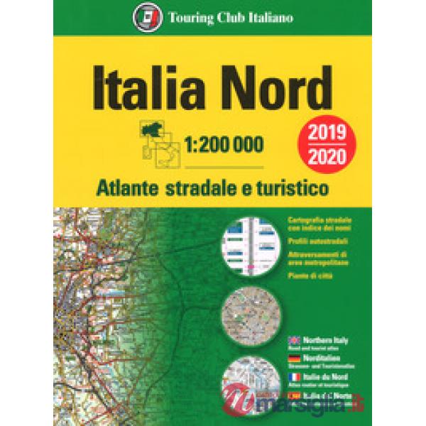 Atlante stradale Italia Nord 1:200.000. Ediz. multilingue