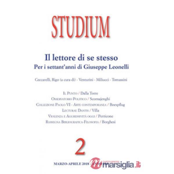 Studium (2018). Vol. 2: Il lettore di se stesso. Per i settant'anni di Giuseppe