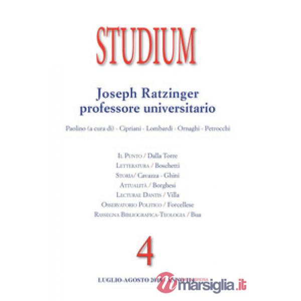Studium (2018). Vol. 4: Joseph Ratzinger professore universitario